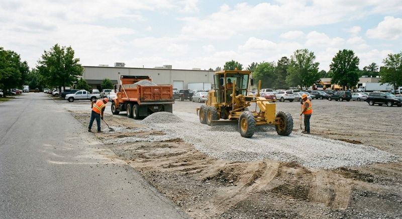 Parking Lot Gravel Repair in Davis County, UT